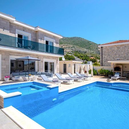 Luxury Villa Miriam With Private Pool And Jet Pool Near Dubrovnik Ivanica Exteriör bild