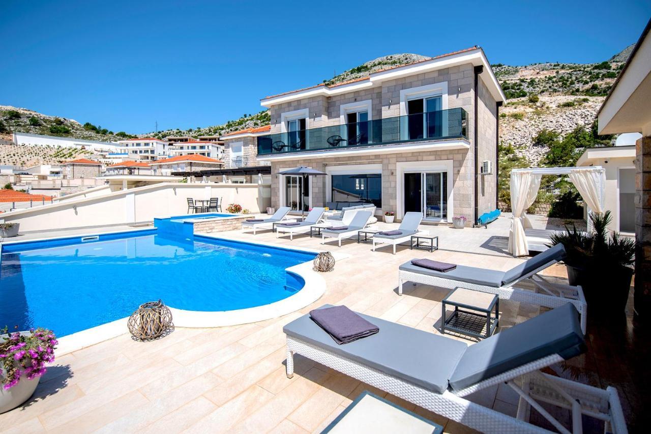 Luxury Villa Miriam With Private Pool And Jet Pool Near Dubrovnik Ivanica Exteriör bild