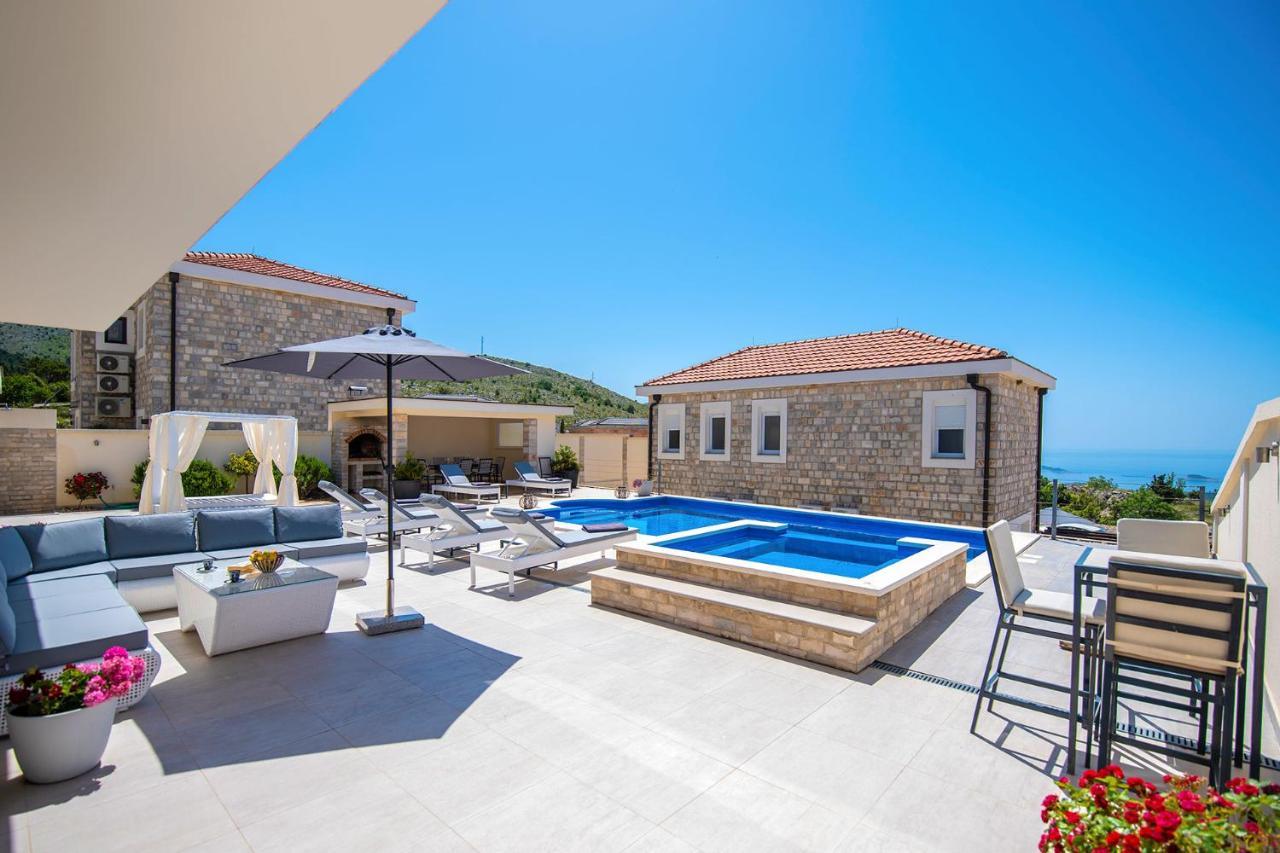Luxury Villa Miriam With Private Pool And Jet Pool Near Dubrovnik Ivanica Exteriör bild