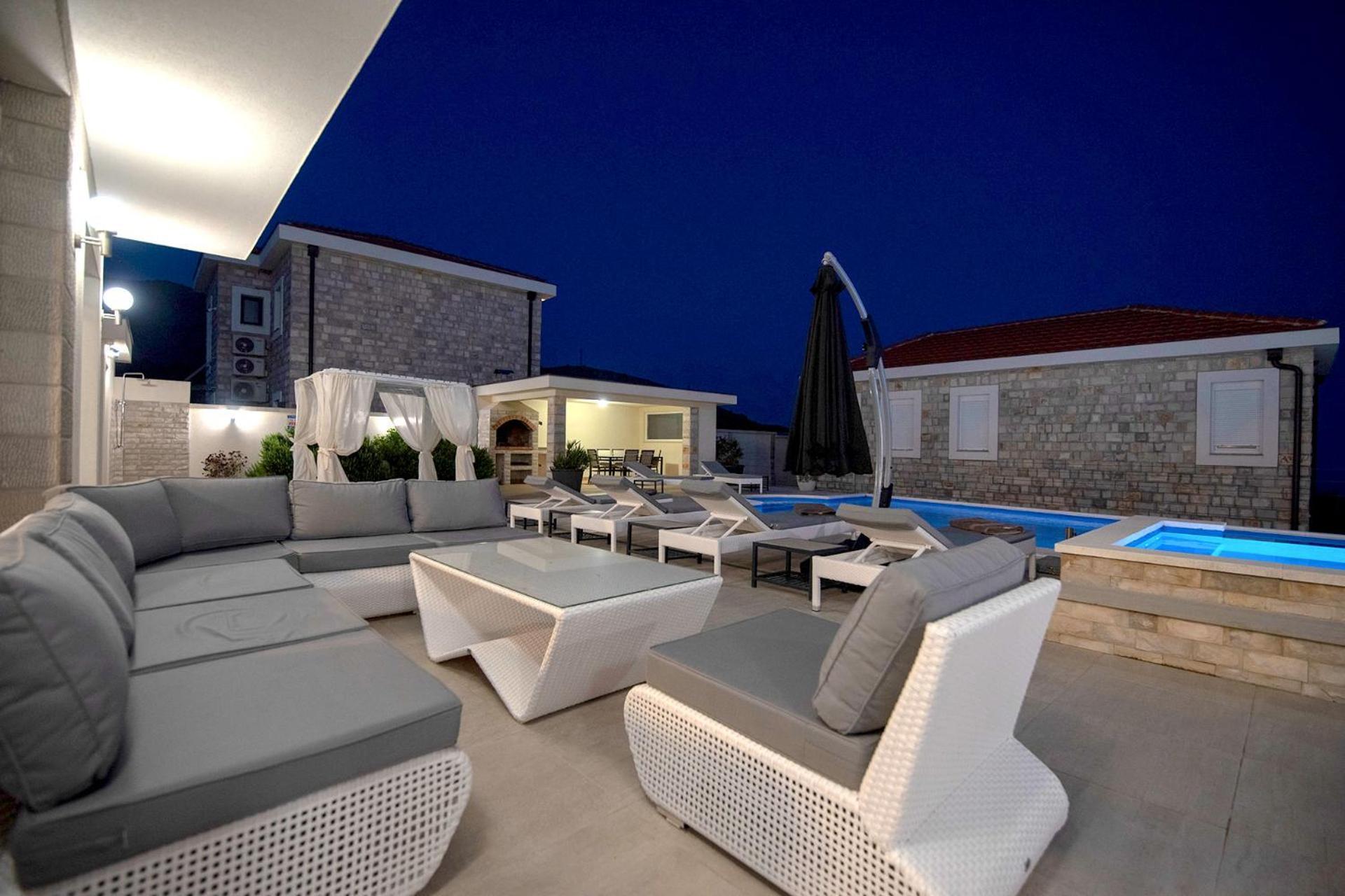 Luxury Villa Miriam With Private Pool And Jet Pool Near Dubrovnik Ivanica Exteriör bild