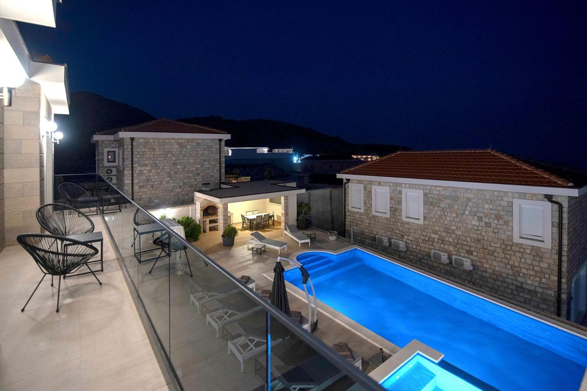 Luxury Villa Miriam With Private Pool And Jet Pool Near Dubrovnik Ivanica Exteriör bild