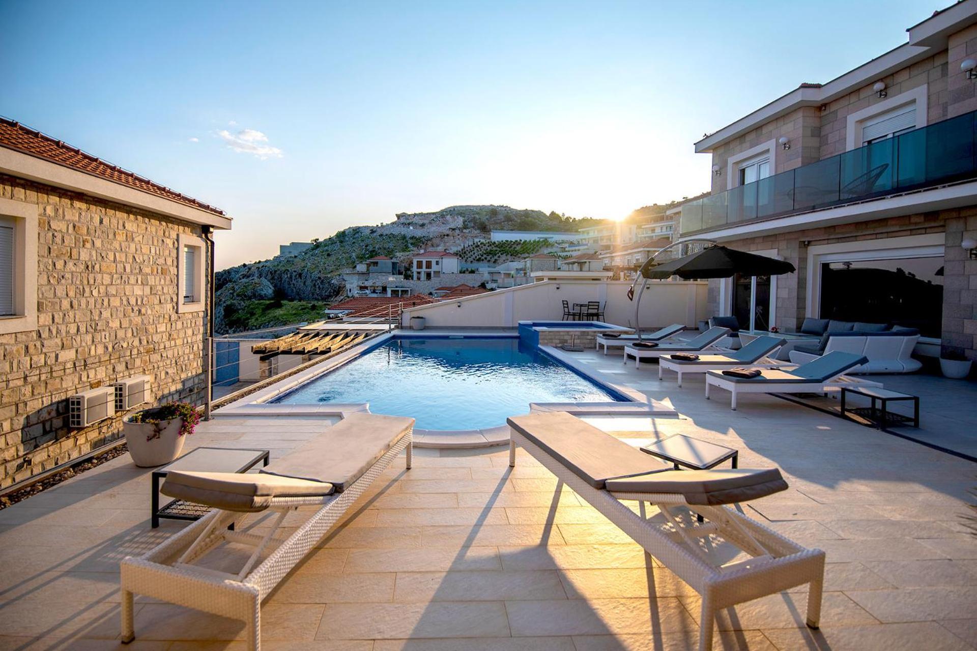 Luxury Villa Miriam With Private Pool And Jet Pool Near Dubrovnik Ivanica Exteriör bild